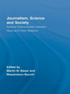 cover image of Journalism, Science and Society